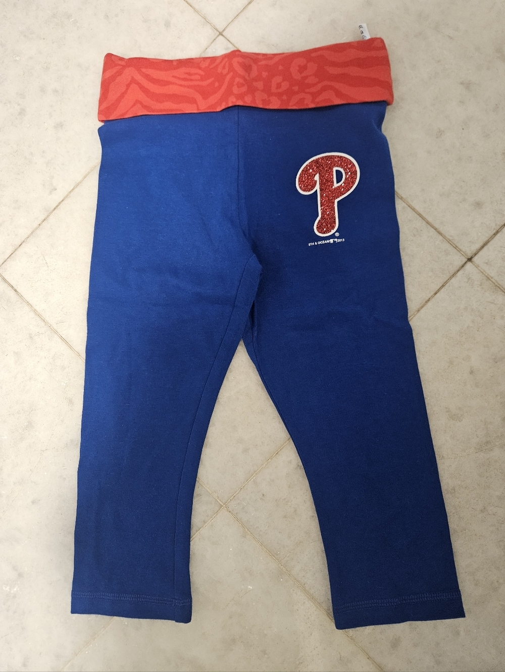 Little Girls PHILLIES stretch Pants - Size 6